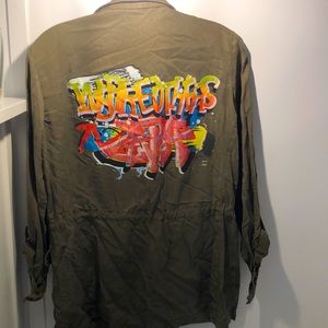Zara graffiti Jacket